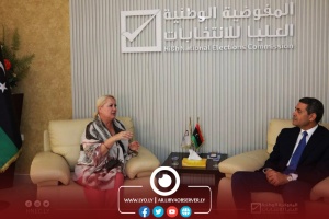 HNEC head receives Canadian ambassador at HQ in Tripoli
