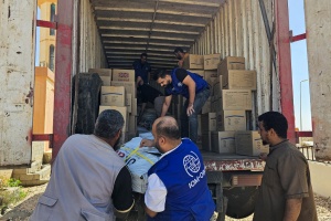 IOM distributes relief aids to 837 storm-affected persons in Libya