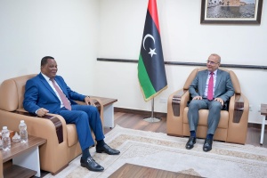 Al-Lafi engages with Congolese FM to push Libya's reconciliation agenda