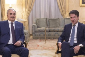 Haftar and Conte discuss support for UN envoy and Palermo Conference