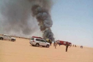 Three killed in cargo plane crash in southwestern Libya