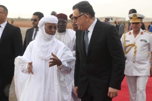 Al-Sarraj arrives in Niger to participate in the African Union extraordinary summit