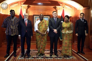 Al-Sarraj accepts credentials of Ghana and Somalia's ambassadors to Libya
