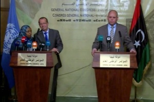 UN envoy and GNC First Deputy in conference on dialogue 