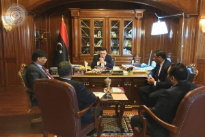 Al-Sirraj reviews aftermath of Derna attack with government ministers