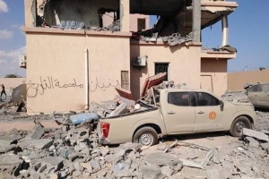 Haftar's warplanes strike military locations in Libya's Sirte
