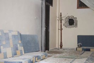 Remnants of IS militants shell Al-Sahil Al-Sharqi district in Derna with indiscriminate missiles. Thursday, June 25, 2015. Photos: Social Media