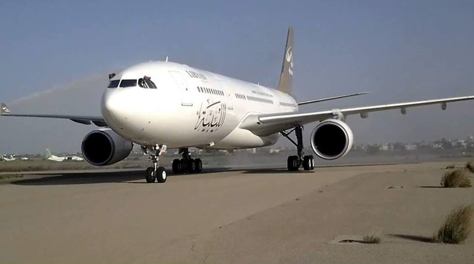 A new Airbus A330-200 landed on Wednesday at Mitiga Airport to join the fleet of Libyan Airlines