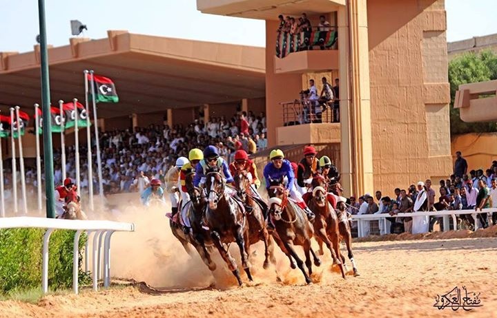 Preliminary horse races are being held at Abu Sittah Square in Tripoli for the season 2015-2016. Photo Courtesy Moftah al akroty