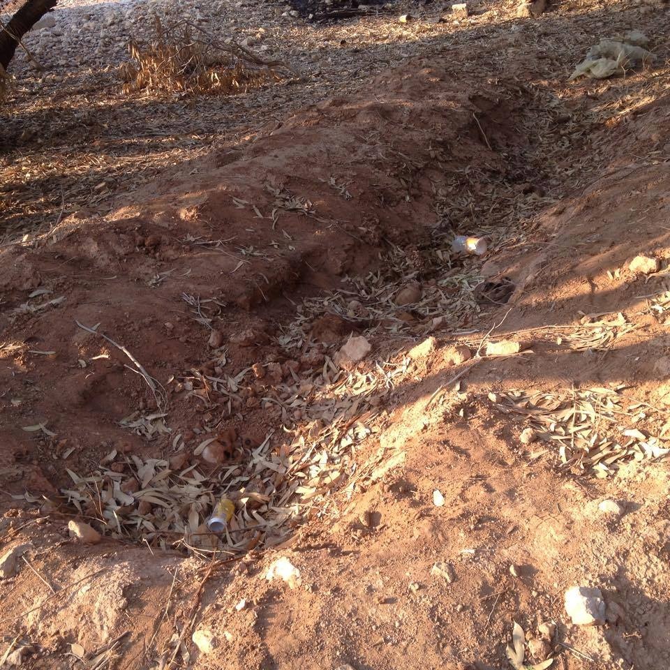 A mass grave has been found in Bo Mosafar forest in western Derna on Friday. Bo Mosafar was under the control of IS militants before their defeat by the Shura Council. Photos: Social Media